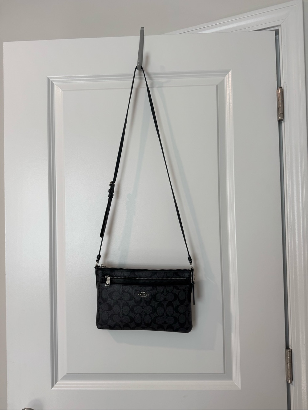 Coach Black Signature Crossbody Bag